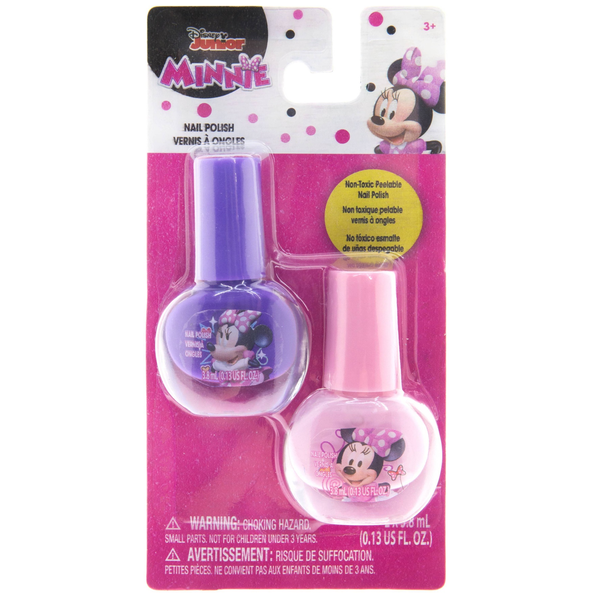 slide 1 of 7, Disney Minnie Nail Polish 2pk, 2 ct