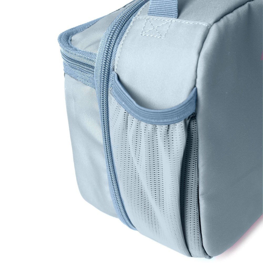 slide 6 of 7, Arctic Zone Recycled Dual Compartment Lunch Box - Light Blue, 1 ct