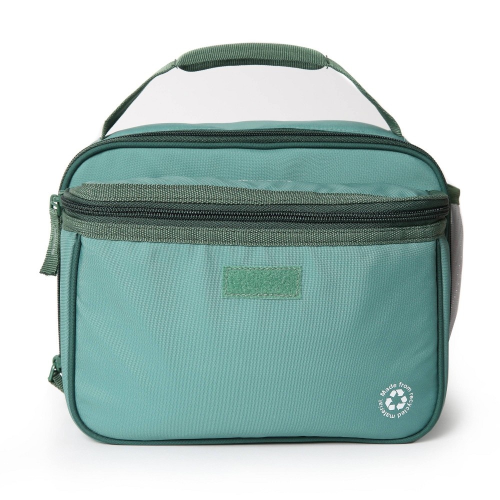 slide 4 of 7, Arctic Zone Recycled Dual Compartment Lunch Box - Pale Green, 1 ct