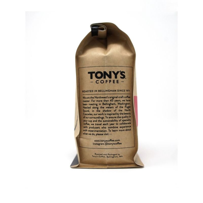 slide 4 of 4, Tony's Coffee Colombia Supremo Medium Roast Whole Bean Coffee - 12oz, 12 oz