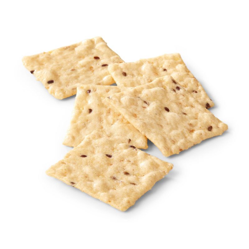 slide 2 of 4, Gluten Free Multi-grain with Flax Rice Crackers - 3.5oz - Good & Gather™, 3.5 oz