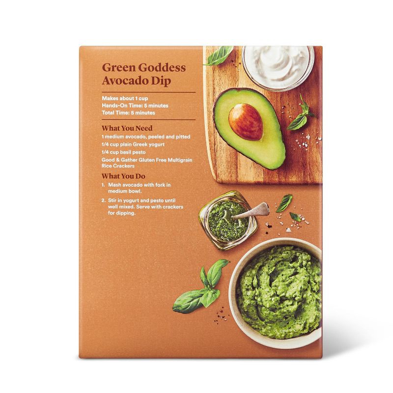 slide 3 of 4, Gluten Free Multi-grain with Flax Rice Crackers - 3.5oz - Good & Gather™, 3.5 oz