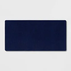 40" x 20" Neoprene Comfort Kitchen Rug Dark Blue - Threshold