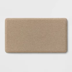 36" x 20" Herringbone Comfort Kitchen Rug Tan - Threshold