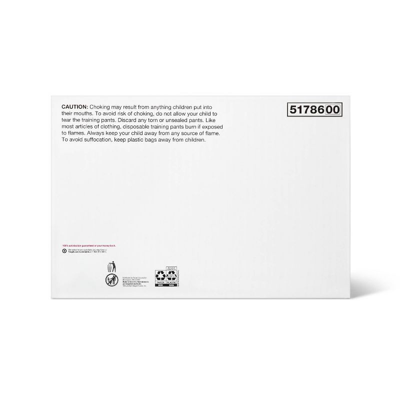 slide 2 of 3, Girls' Training Pants - 4T-5T - 70ct - up&up™, 70 ct