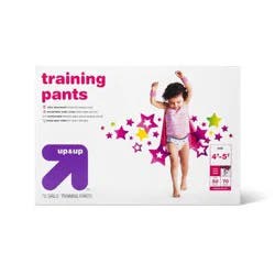Girls' Training Pants - 4T-5T - 70ct - up&up™