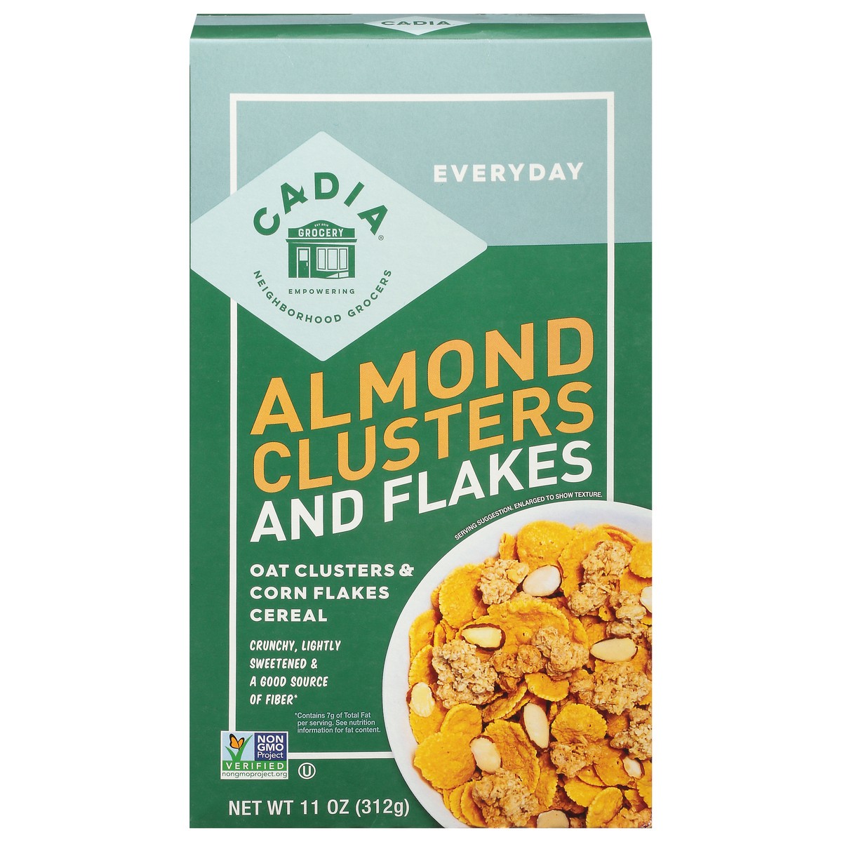 slide 1 of 13, Cadia Everyday Almond Clusters and Flakes Cereal 11 oz, 11 oz