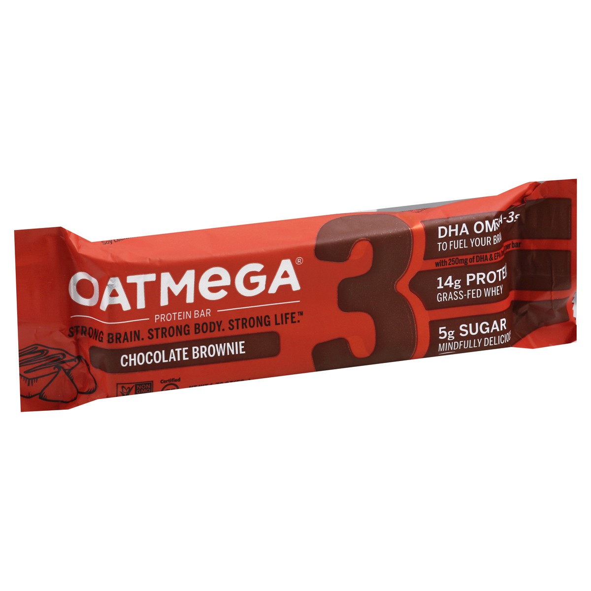 slide 2 of 12, Oatmega Chocolate Brownie Protein Bar 1.76 oz, 1.76 oz