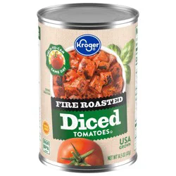 Kroger Fired Roasted Diced Tomatoes