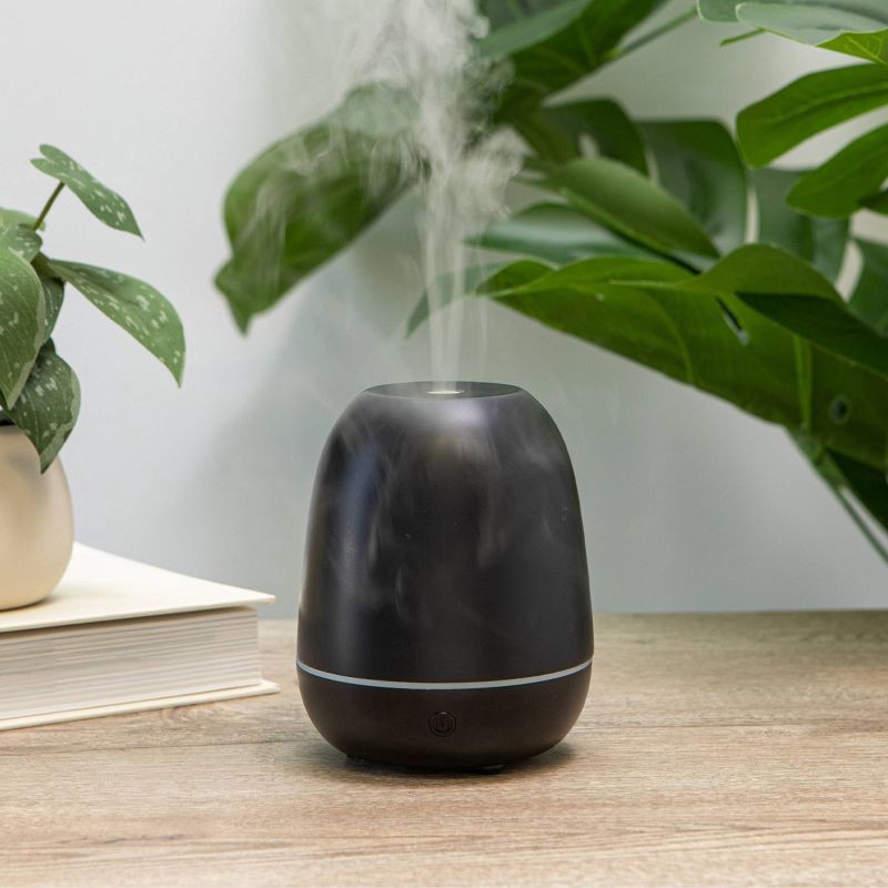 slide 3 of 4, 100ml Black Mini Majesto Essential Oil Diffuser - SpaRoom: Ultrasonic,5hr Run Time, 100 ml