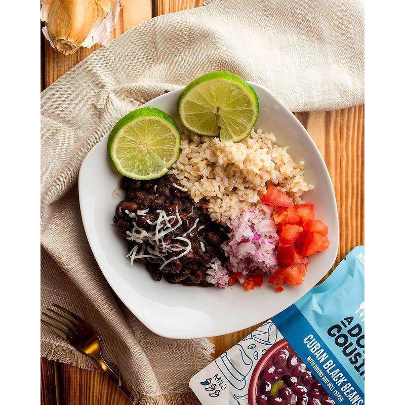 slide 3 of 4, A Dozen Cousins Refried Black Beans - 10oz, 10 oz