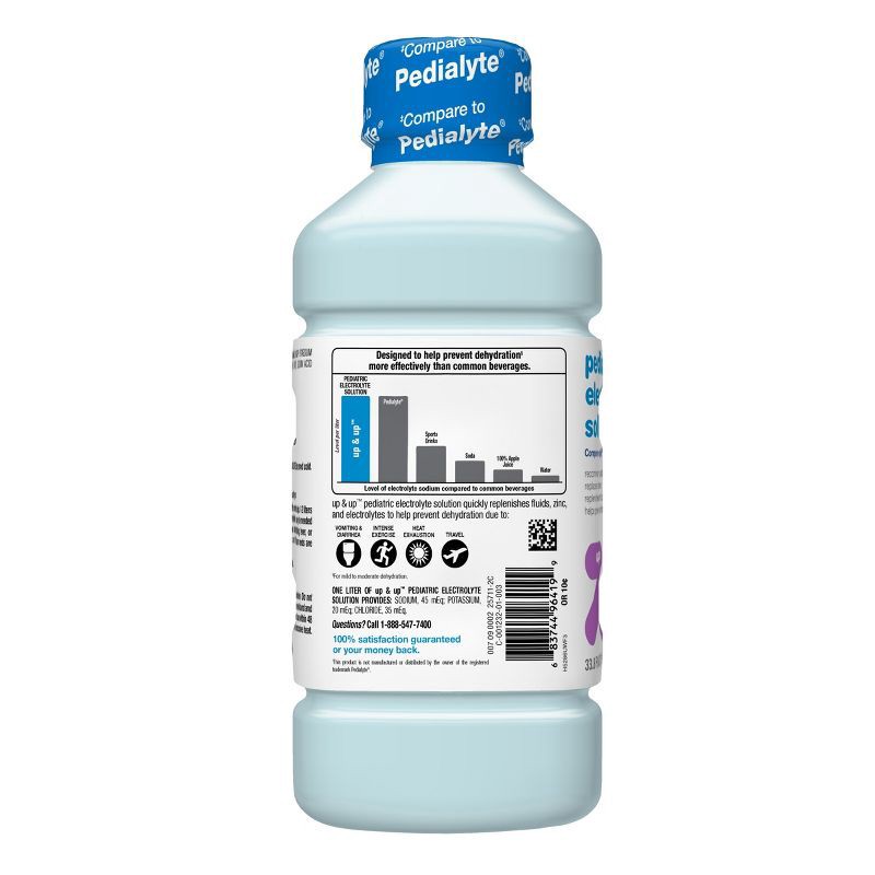 slide 6 of 6, Pediatric Unflavored Electrolyte Solution - 33.8 fl oz - up&up™, 33.8 fl oz