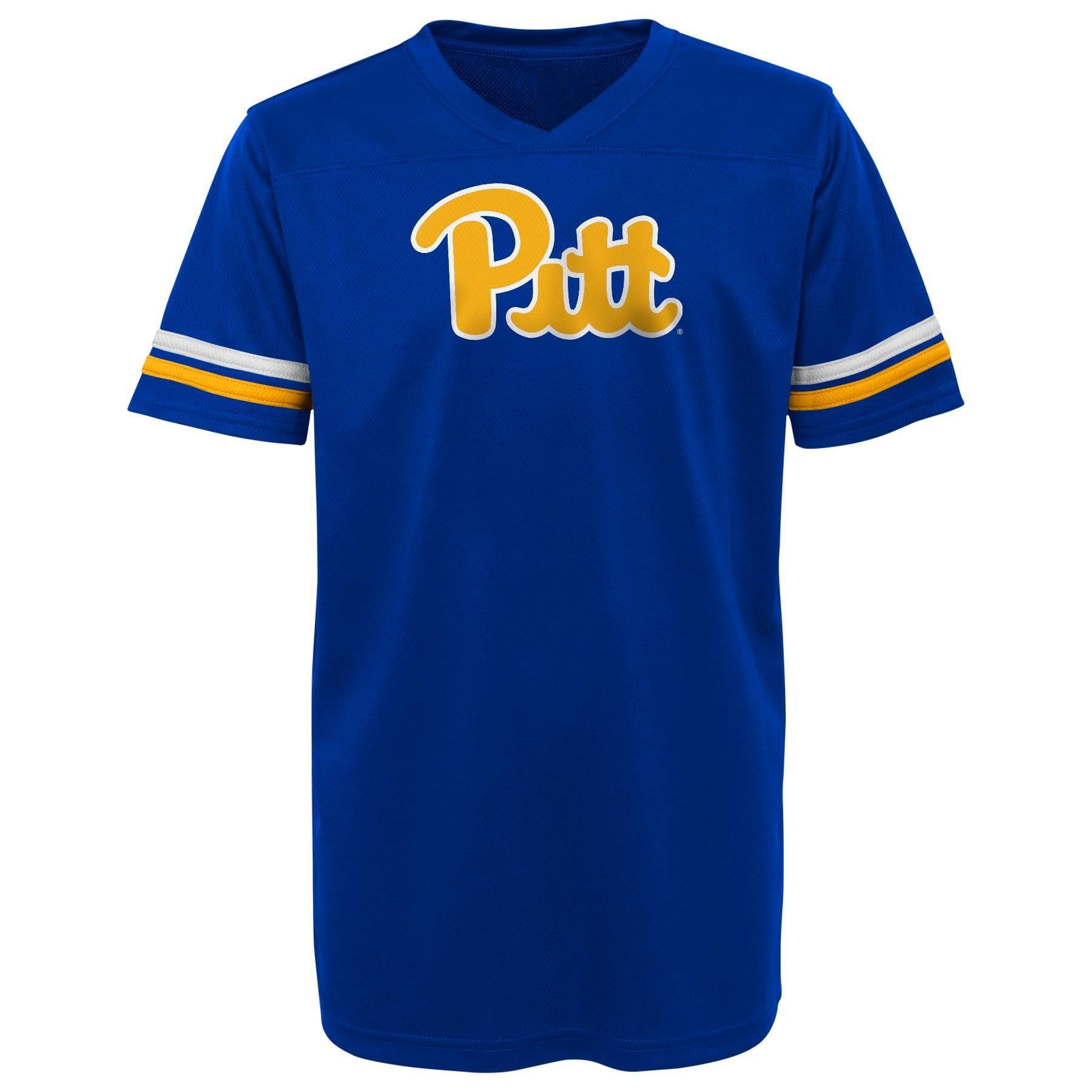 slide 1 of 1, NCAA Pitt Panthers Boys' Short Sleeve Jersey - XL, 1 ct