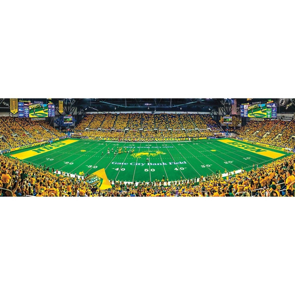 slide 2 of 3, NCAA North Dakota State Bison 1000pc Pano Puzzle, 1000 ct