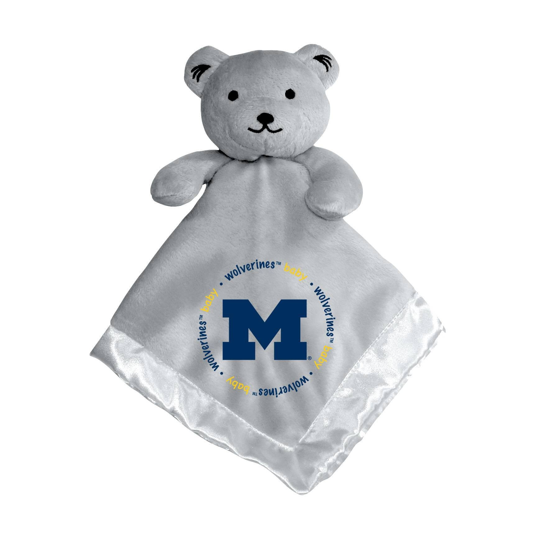 slide 1 of 3, NCAA Michigan Wolverines Gray Security Bear, 1 ct