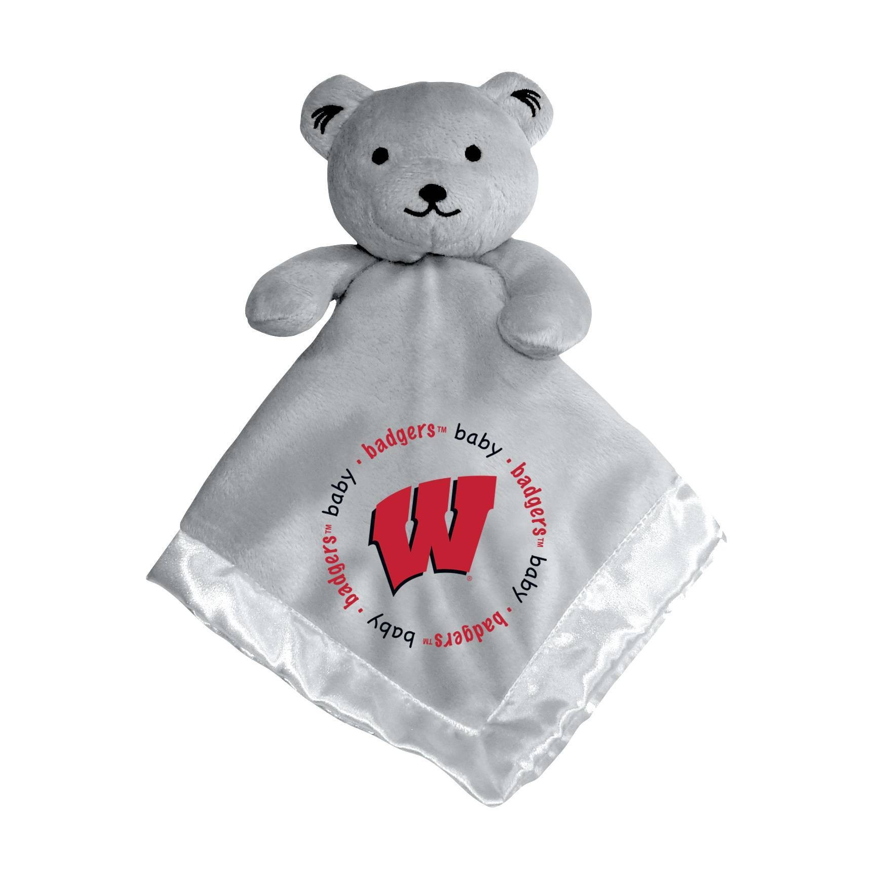 slide 1 of 3, NCAA Wisconsin Badgers Gray Security Bear, 1 ct