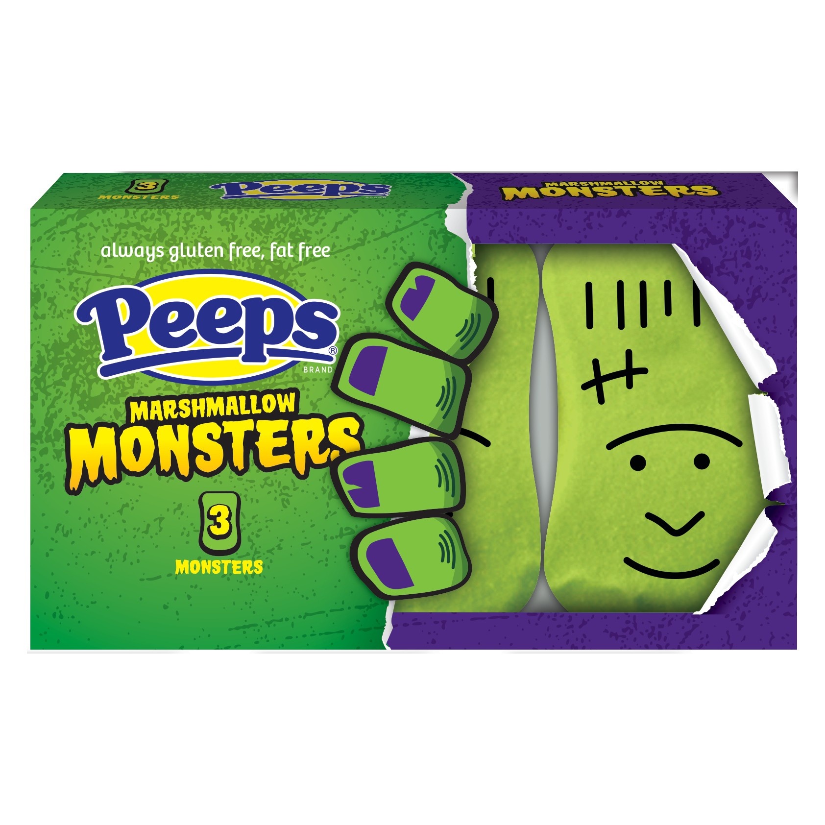 slide 1 of 1, Peeps Halloween Monsters, 3 ct