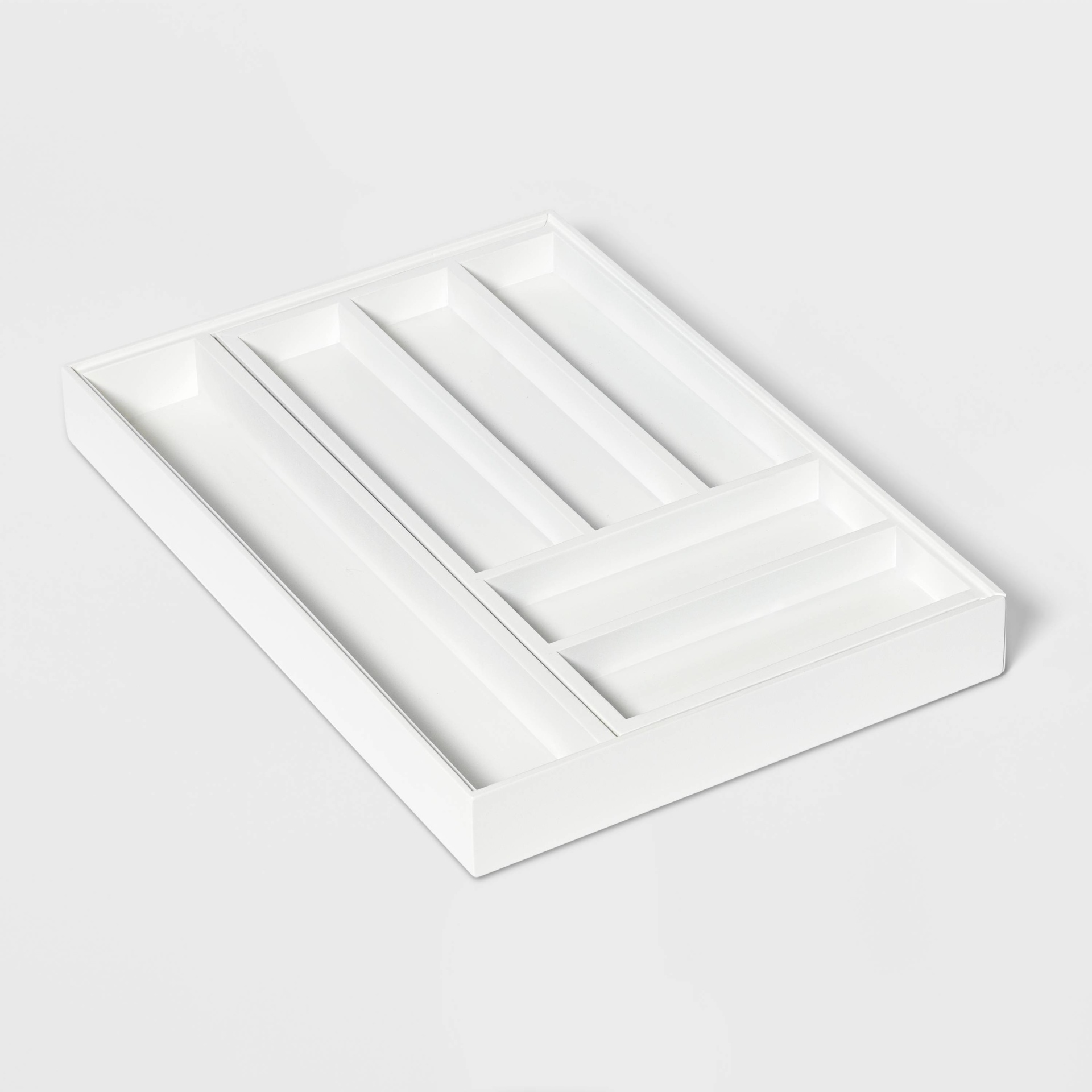 slide 1 of 3, 7 Compartment Expandable Drawer White - Threshold, 1 ct