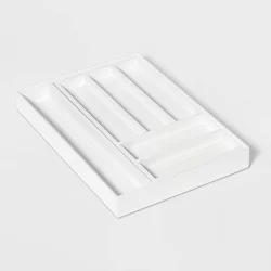 7 Compartment Expandable Drawer White - Threshold