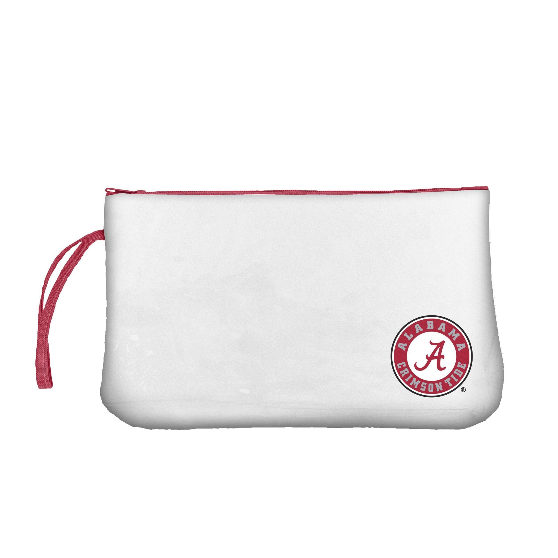 slide 1 of 2, NCAA Alabama Crimson Tide Clear Zip Closure Wristlet, 1 ct