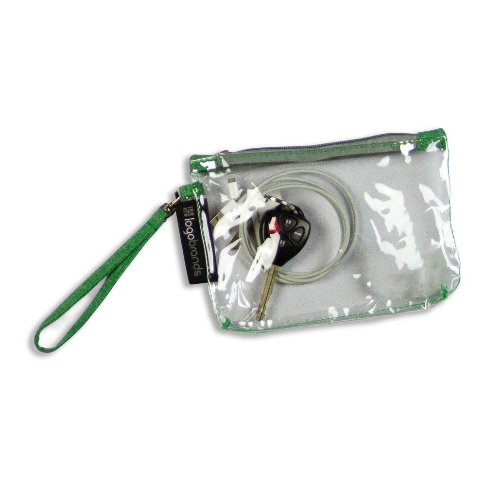 slide 2 of 2, NCAA Michigan State Spartans Clear Zip Closure Wristlet, 1 ct