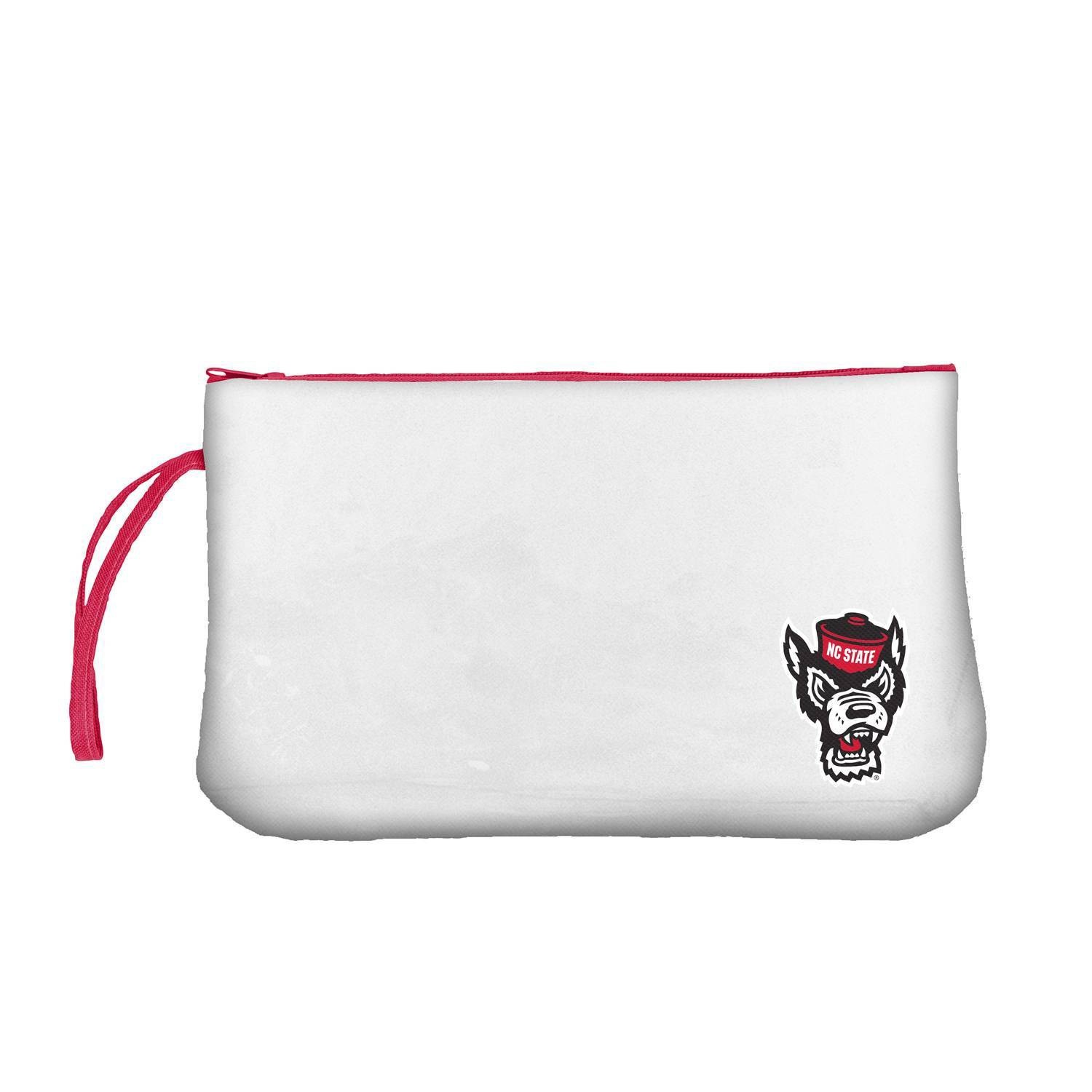 slide 1 of 2, NCAA NC State Wolfpack Clear Zip Closure Wristlet, 1 ct