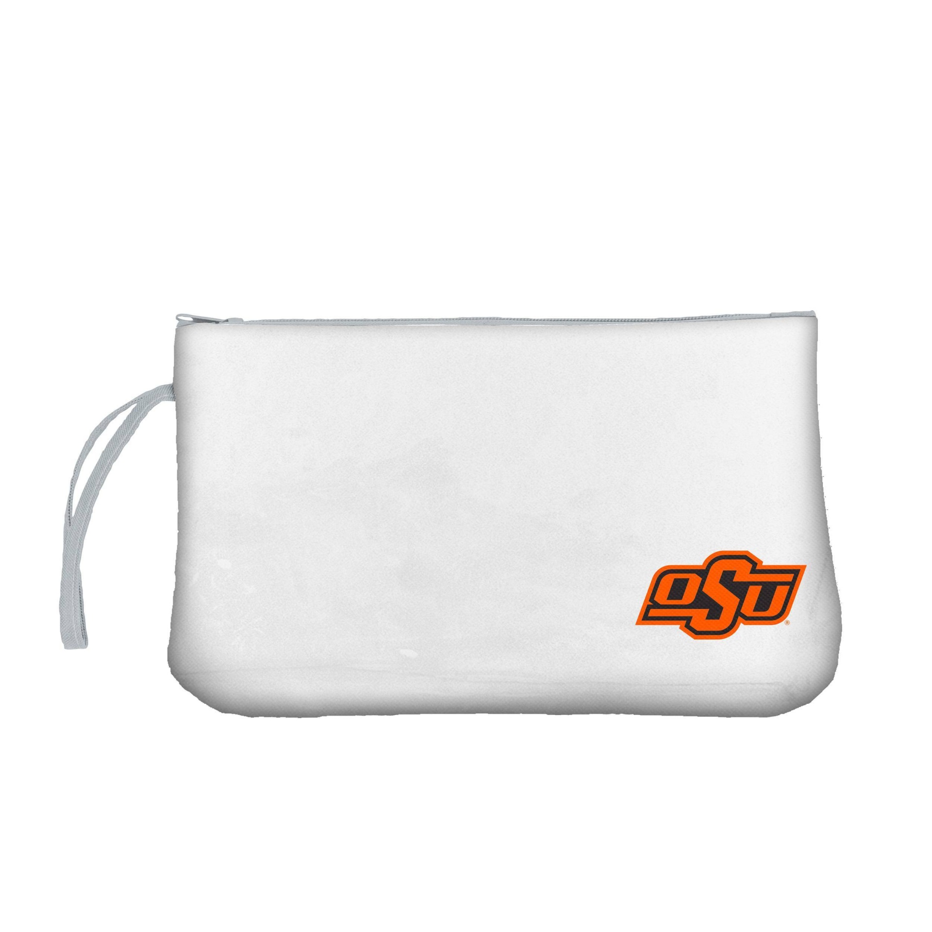 slide 1 of 2, NCAA Oklahoma State Cowboys Clear Zip Closure Wristlet, 1 ct