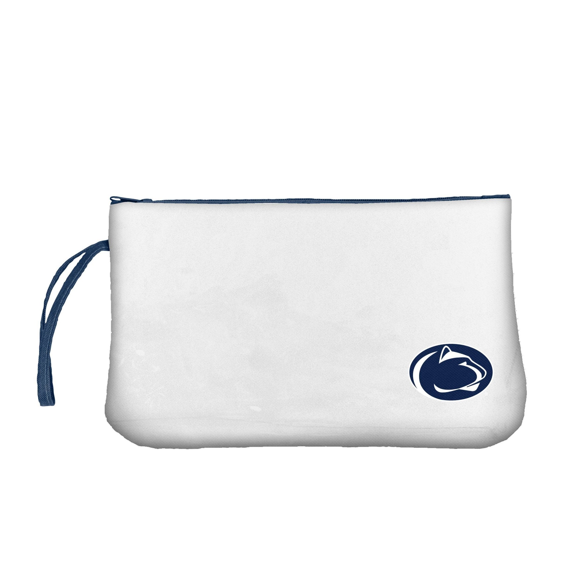 slide 1 of 2, NCAA Penn State Nittany Lions Clear Zip Closure Wristlet, 1 ct