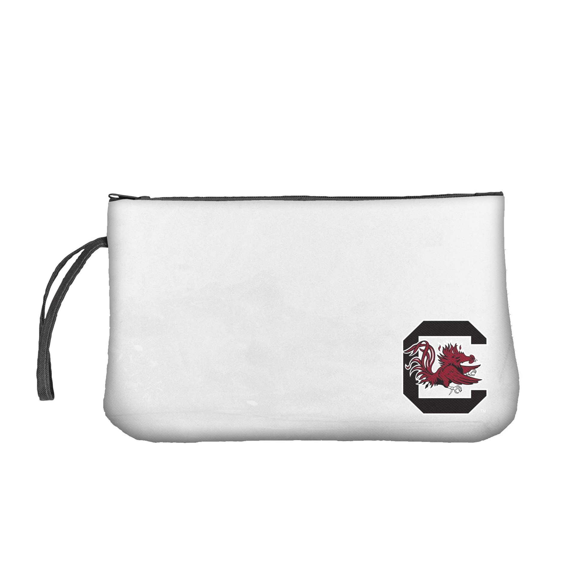 slide 1 of 2, NCAA South Carolina Gamecocks Clear Zip Closure Wristlet, 1 ct