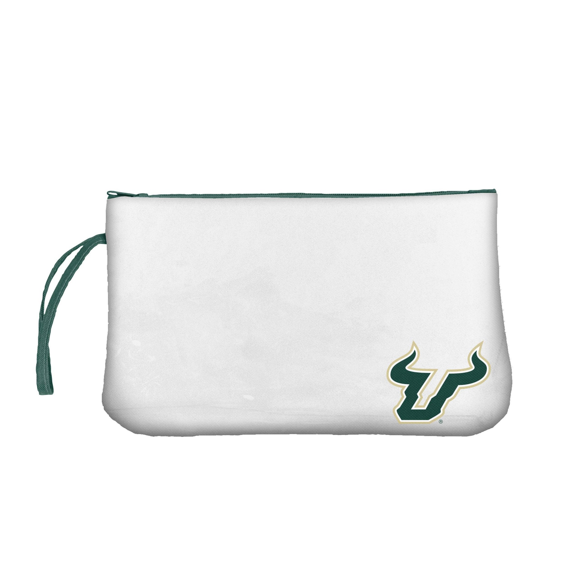 slide 1 of 2, NCAA South Florida Bulls Clear Zip Closure Wristlet, 1 ct