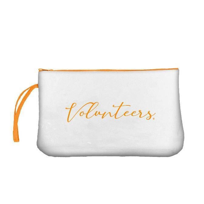 slide 1 of 2, NCAA Tennessee Volunteers Clear Zip Closure Wristlet, 1 ct