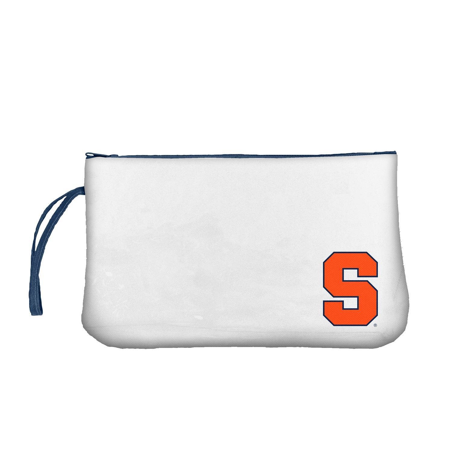 slide 1 of 2, NCAA Syracuse Orange Clear Zip Closure Wristlet, 1 ct