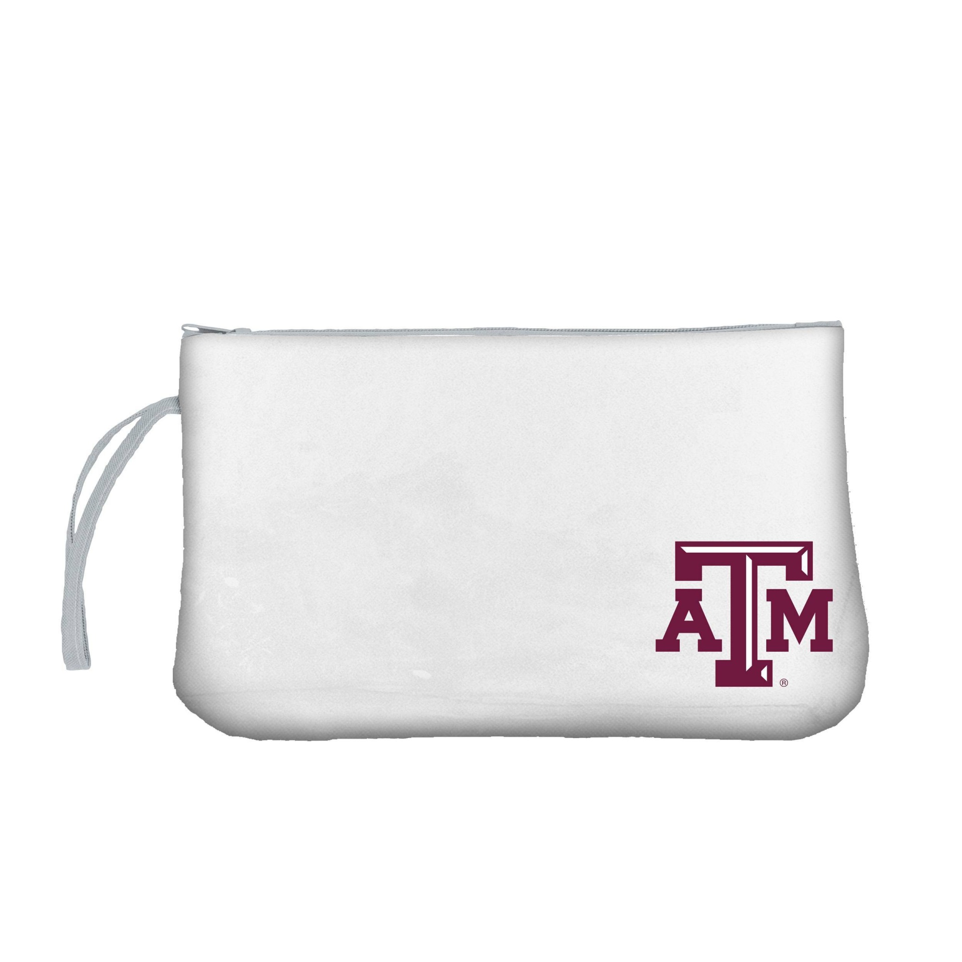 slide 1 of 2, NCAA Texas A&M Aggies Clear Zip Closure Wristlet, 1 ct