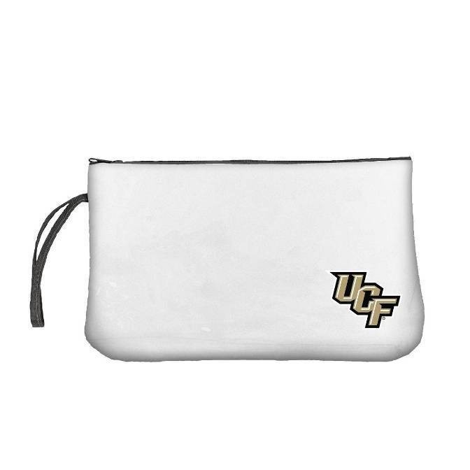 slide 1 of 2, NCAA UCF Knights Clear Zip Closure Wristlet, 1 ct