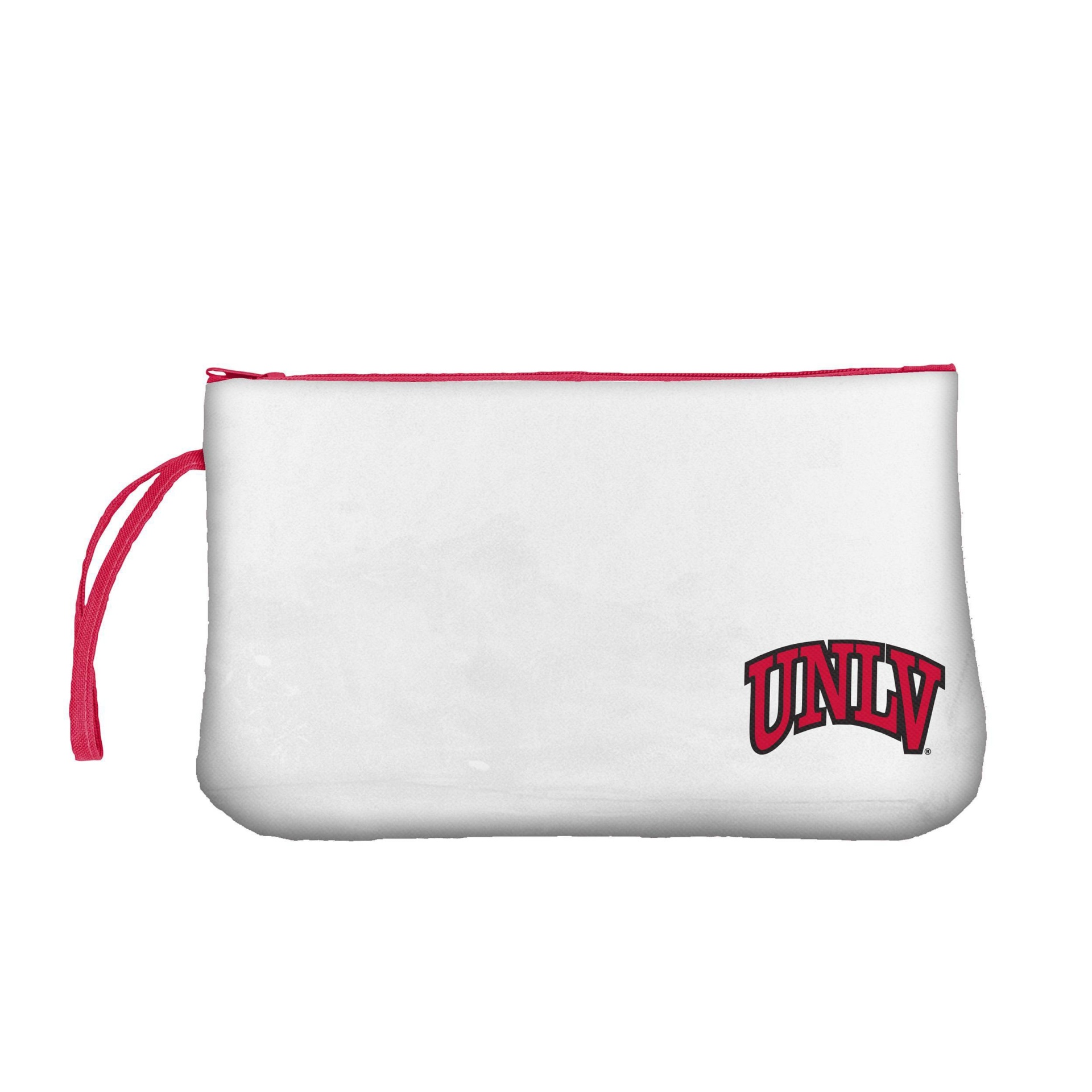 slide 1 of 2, NCAA UNLV Rebels Clear Zip Closure Wristlet, 1 ct