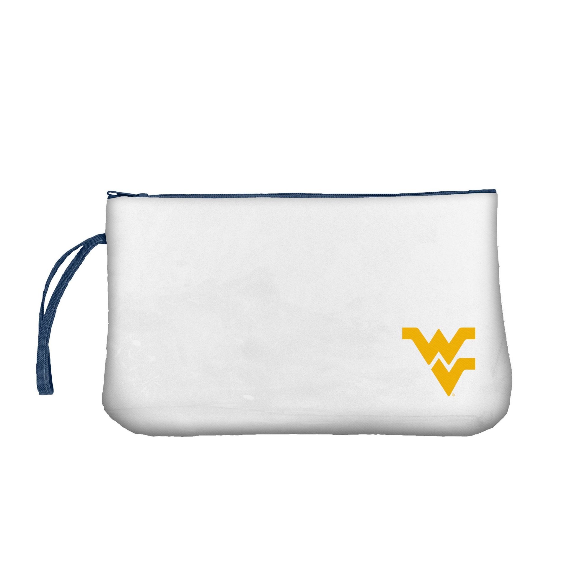 slide 1 of 2, NCAA West Virginia Mountaineers Clear Zip Closure Wristlet, 1 ct