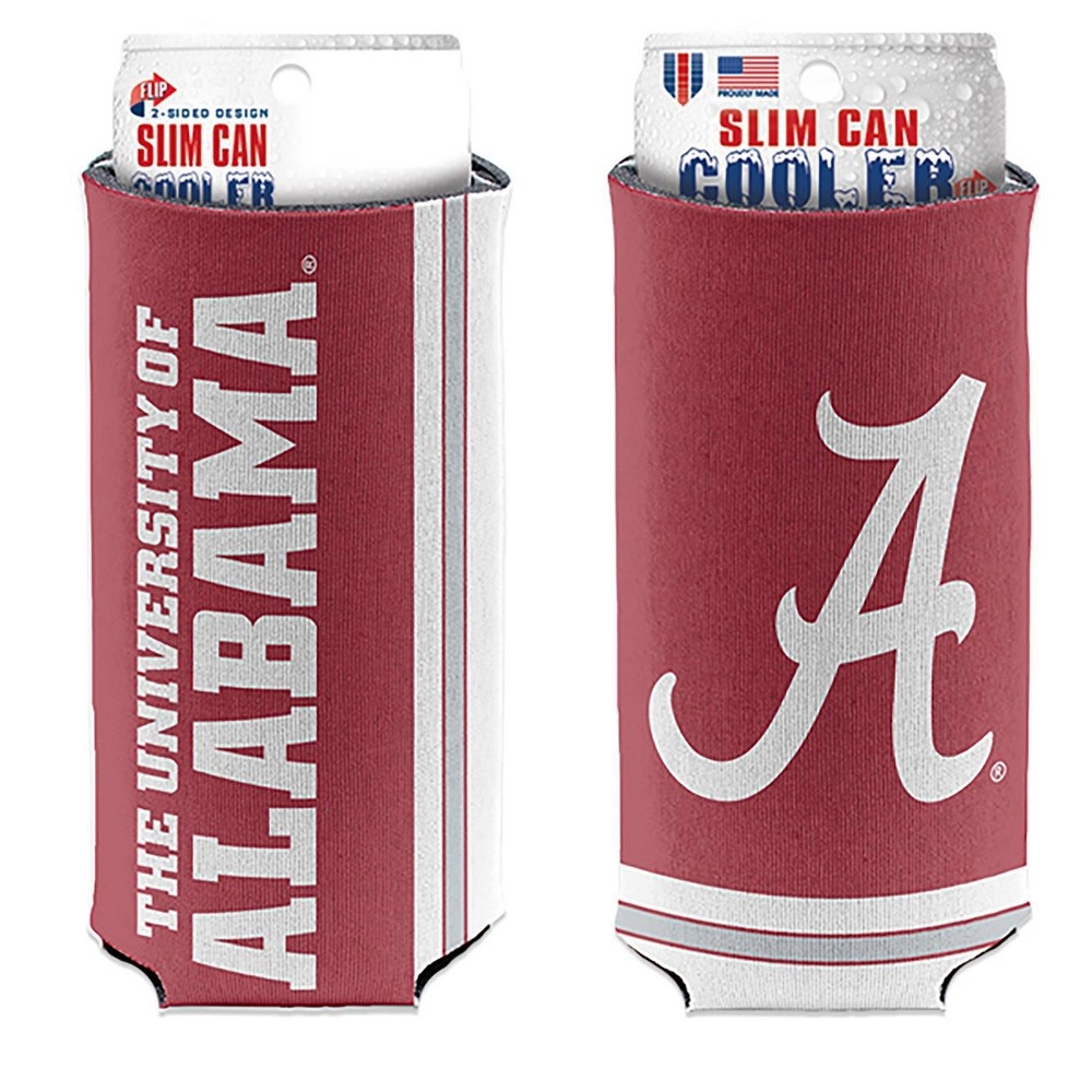 slide 3 of 3, NCAA Alabama Crimson Tide Slim Can Cooler, 1 ct