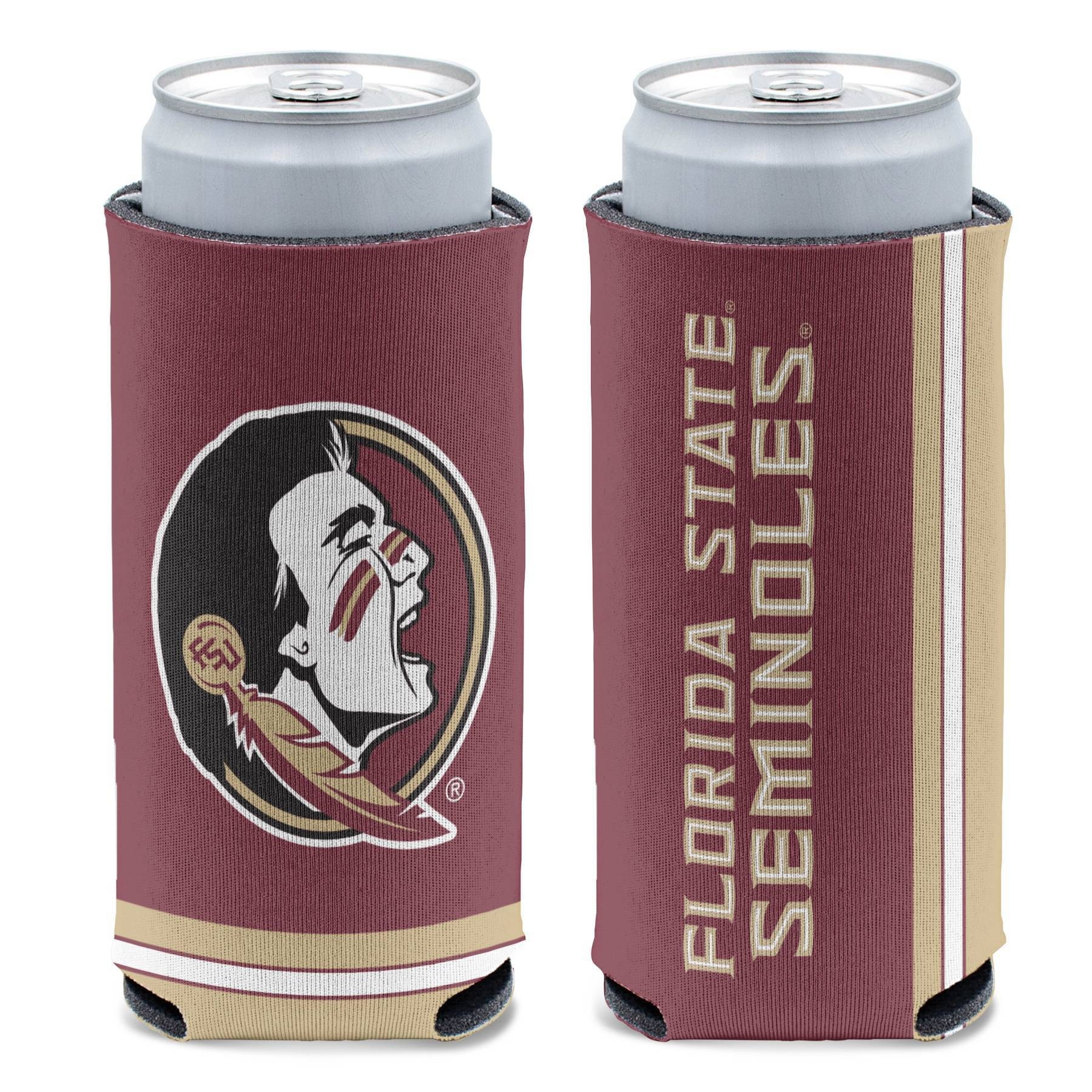 slide 1 of 3, NCAA Florida State Seminoles Slim Can Cooler, 1 ct