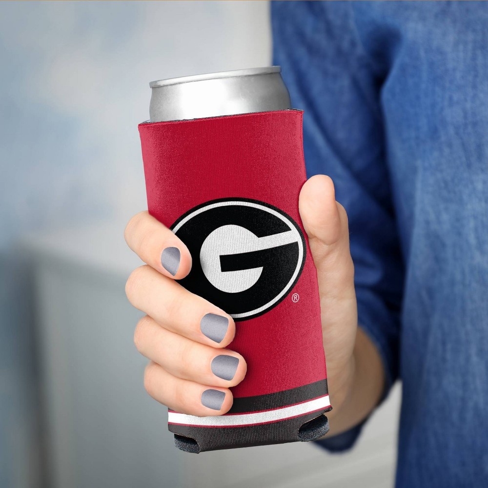 slide 2 of 3, NCAA Georgia Bulldogs Slim Can Cooler, 1 ct