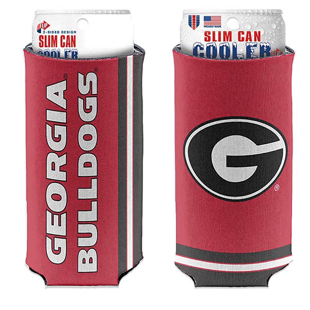 slide 3 of 3, NCAA Georgia Bulldogs Slim Can Cooler, 1 ct