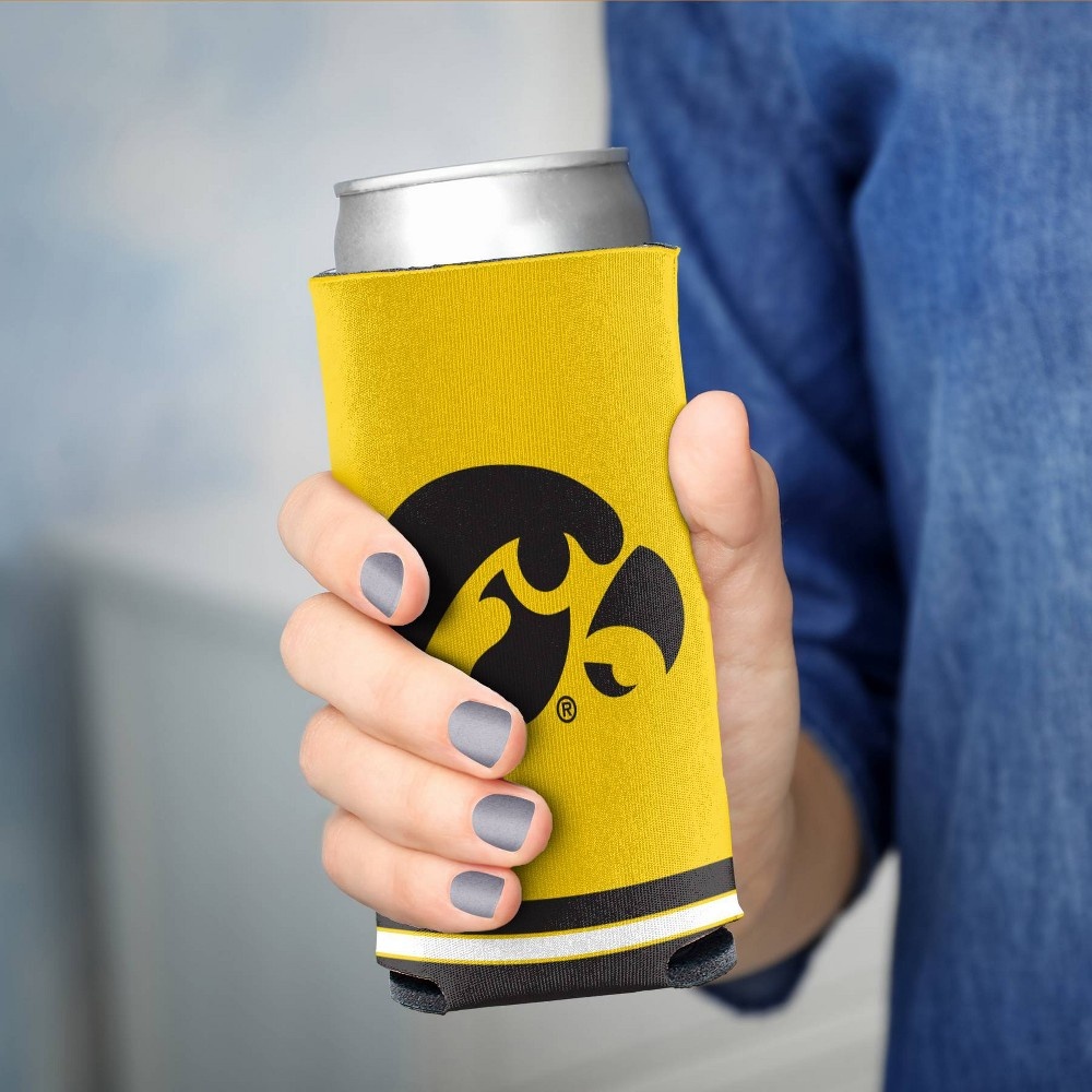 slide 2 of 3, NCAA Iowa Hawkeyes Slim Can Cooler, 1 ct