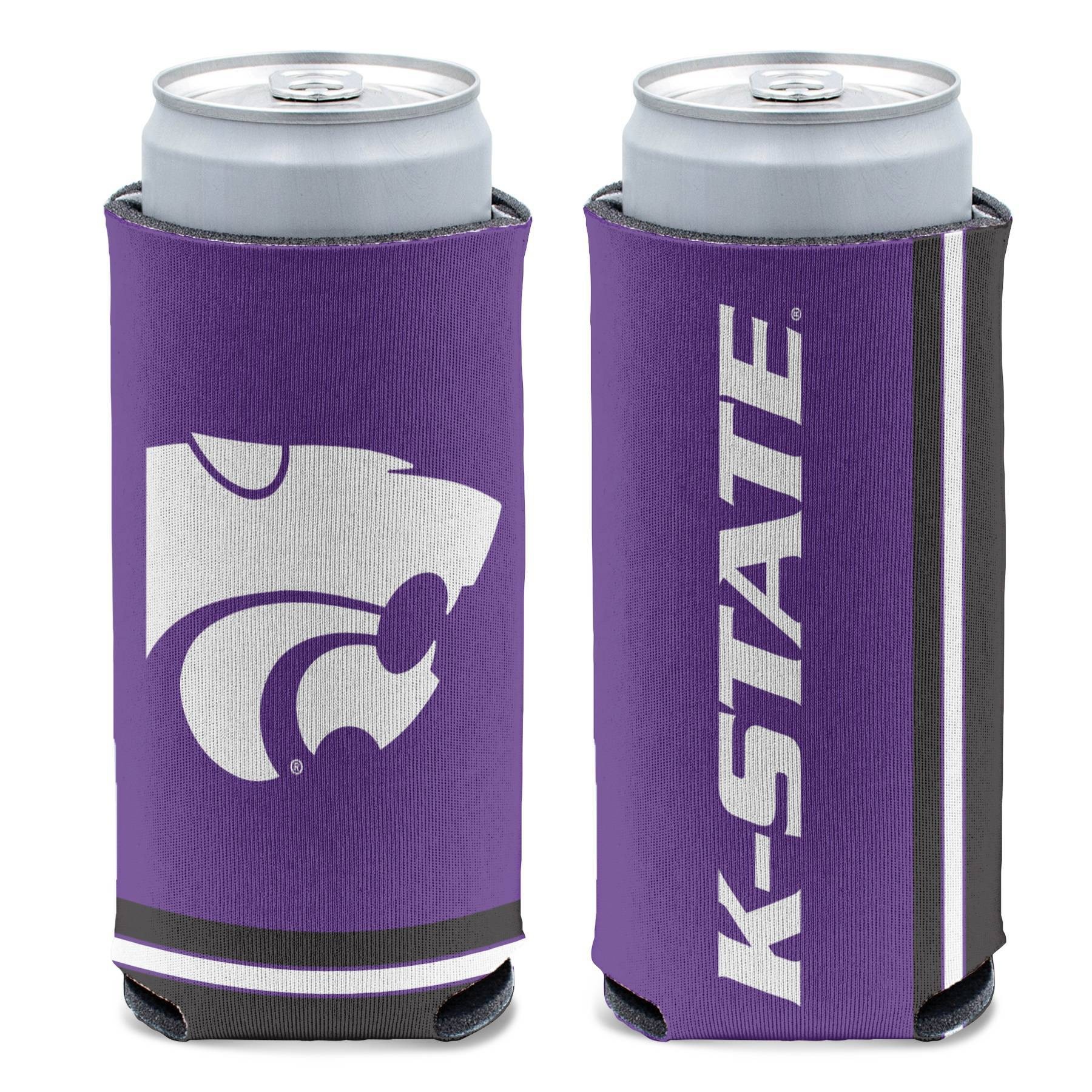 slide 1 of 3, NCAA Kansas State Wildcats Slim Can Cooler, 1 ct