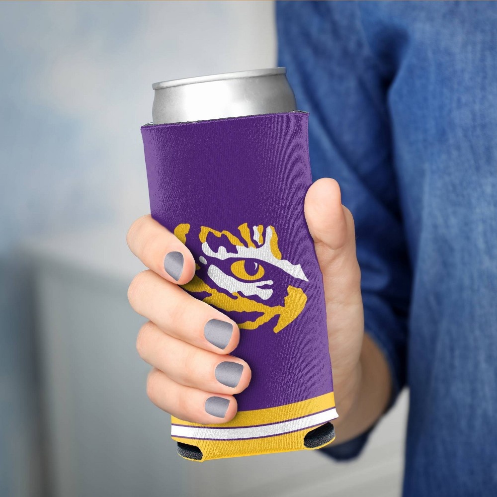 slide 2 of 3, NCAA LSU Tigers Slim Can Cooler, 1 ct