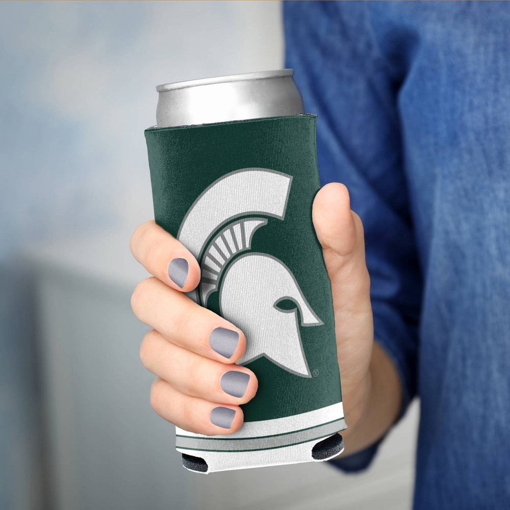 slide 2 of 3, NCAA Michigan State Spartans Slim Can Cooler, 1 ct