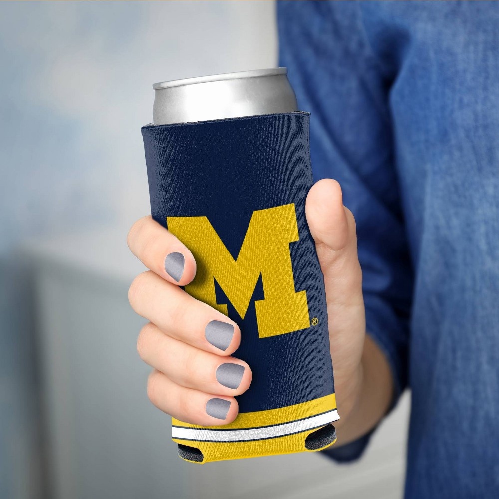 slide 2 of 3, NCAA Michigan Wolverines Slim Can Cooler, 1 ct