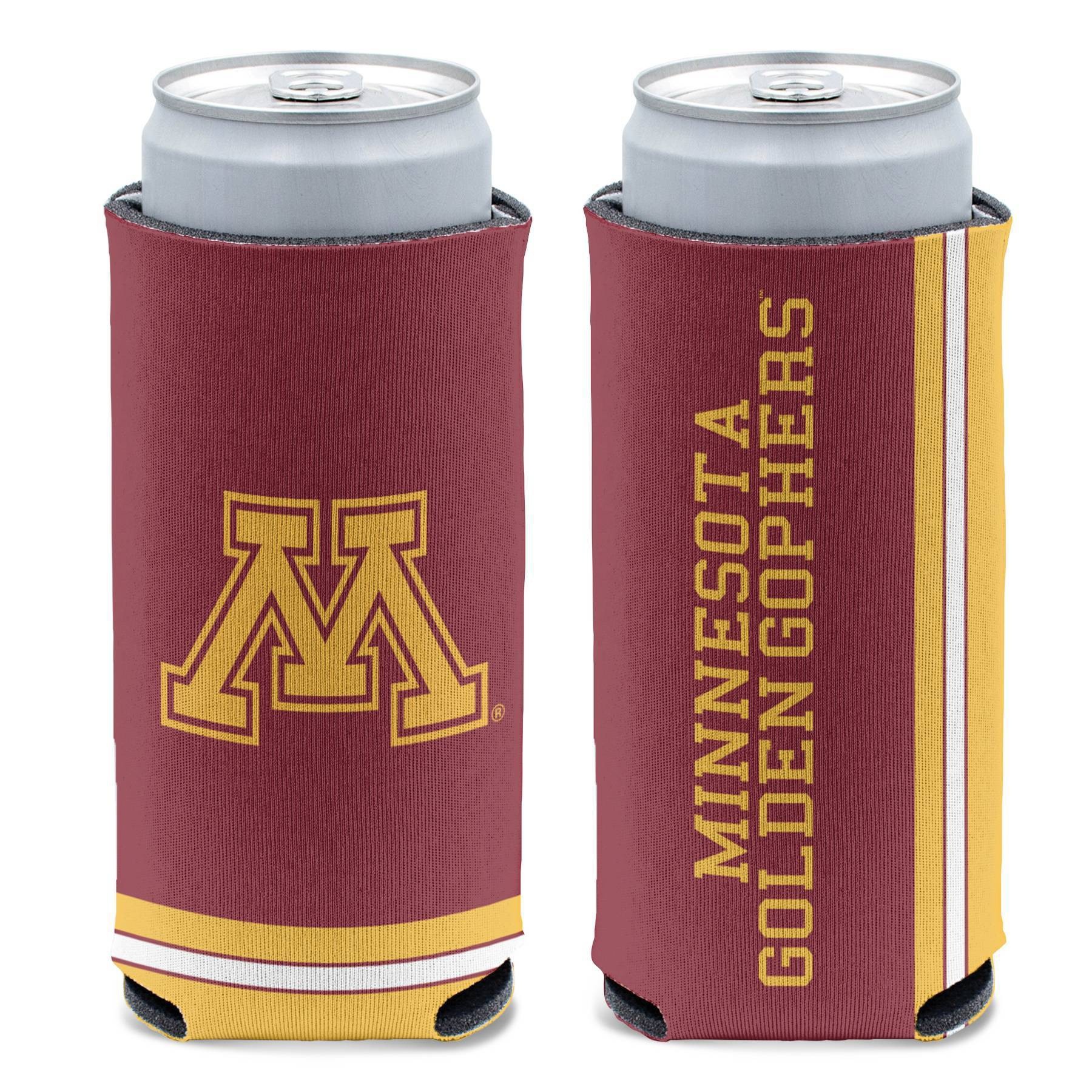 slide 1 of 3, NCAA Minnesota Golden Gophers Slim Can Cooler, 1 ct