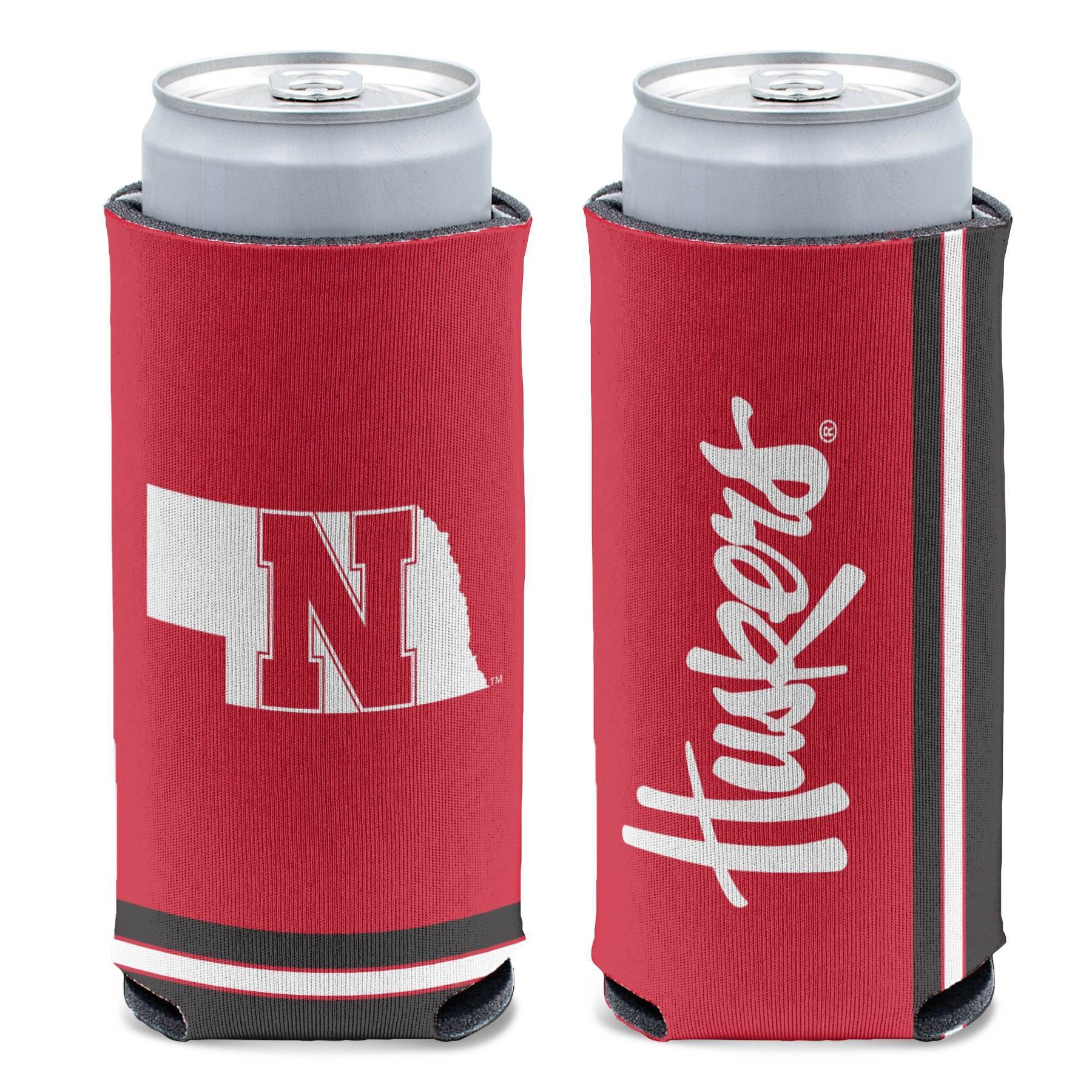 slide 1 of 3, NCAA Nebraska Cornhuskers Slim Can Cooler, 1 ct