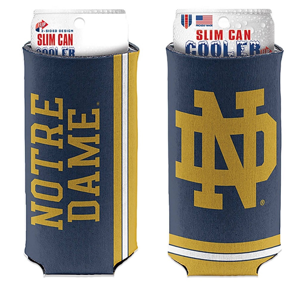 slide 3 of 3, NCAA Notre Dame Fighting Irish Slim Can Cooler, 1 ct