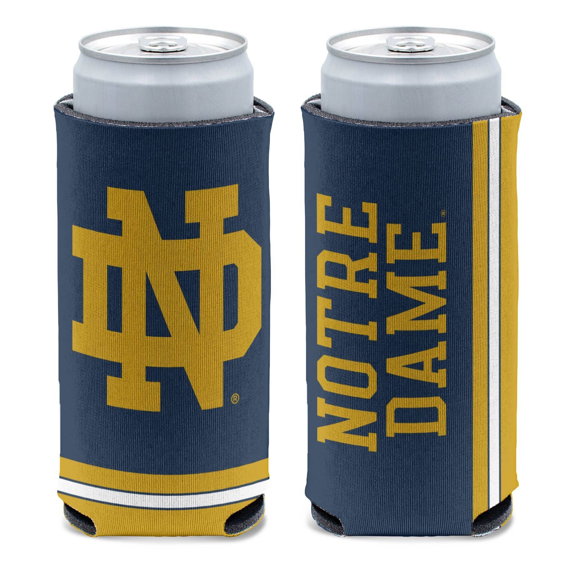 slide 1 of 3, NCAA Notre Dame Fighting Irish Slim Can Cooler, 1 ct