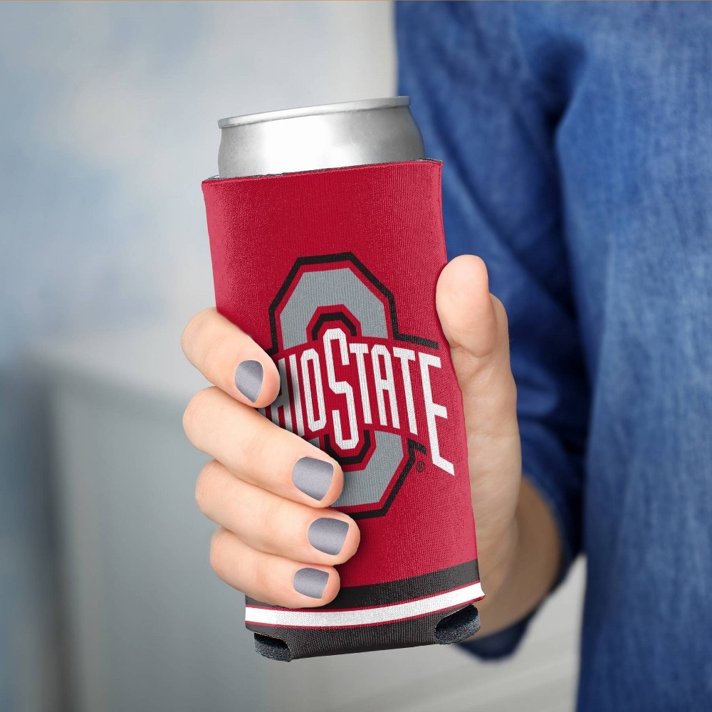 slide 2 of 3, NCAA Ohio State Buckeyes Slim Can Cooler, 1 ct